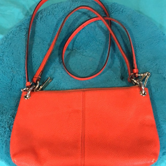 Vintage Coach Coral Leather Charlie Crossbody Bag - Picture 2 of 7